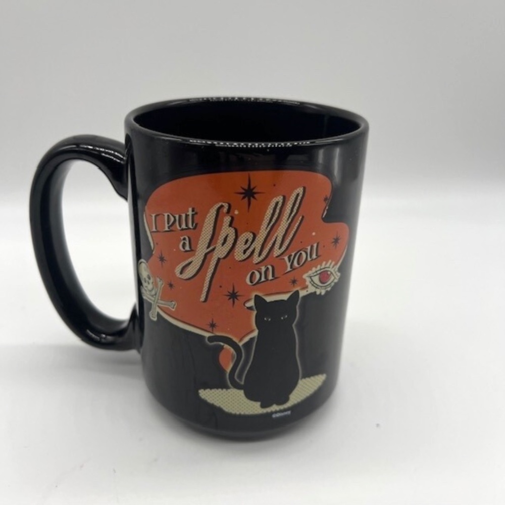 ZAK Designs I Put A Spell on You Halloween Ceramic Coffee Mug Witches Black Cat